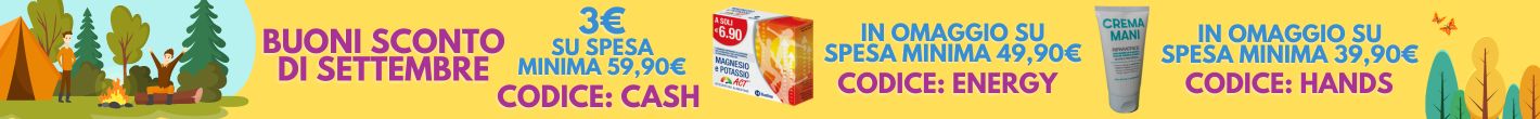 Scopri i codici sconto di Settembre